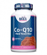 HAYA LABS Coenzyme Co-Q10 60 mg & Red Yeast Rice 500 mg / 60 Caps