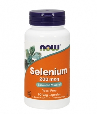 NOW Selenium / Yeast Free / 200 mcg / 90 Vcaps