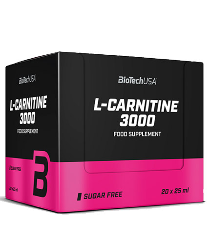 BIOTECH USA L-Carnitine 3000 Box / 20 x 25 ml 0.500