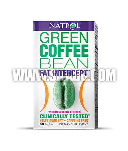 NATROL Green Coffee Bean with Raspberry Ketone 60 Tabs.