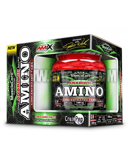 AMIX Anabolic Amino with CreaPep 250 Tabs.