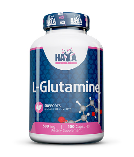 HAYA LABS L-Glutamine 500mg. / 100caps.