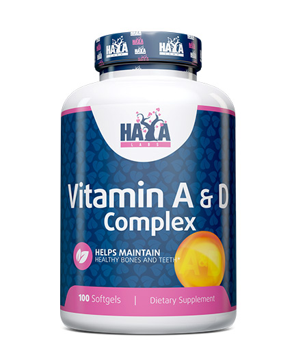 HAYA LABS Vitamin A & D Complex / 100 Soft