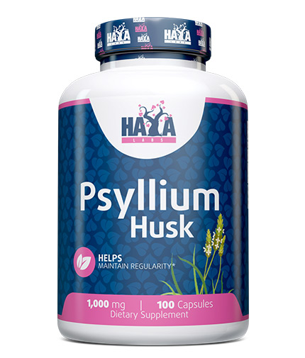 HAYA LABS Psyllium Husk 1000 mg / 100 Caps
