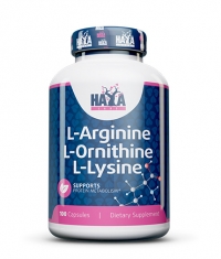 HAYA LABS L-Arginine / L-Ornithine / L-Lysine / 100 Caps