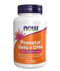 NOW Prenatal Gels + DHA 90 Softgels