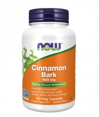 NOW Cinnamon Bark 600mg / 120 Caps.