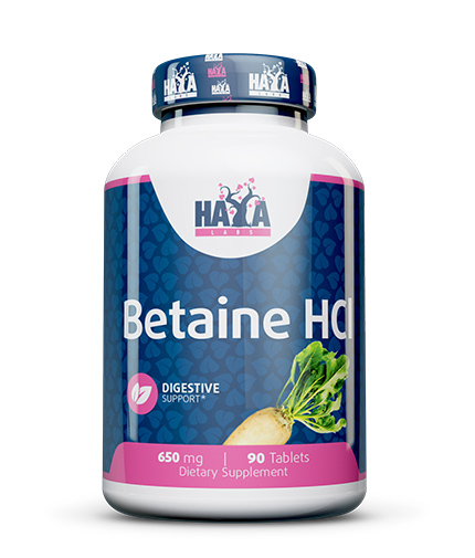 HAYA LABS Betaine HCL 650 mg / 90 Tabs