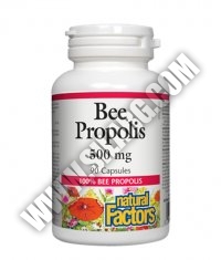 NATURAL FACTORS Bee Propolis 500mg / 90caps.