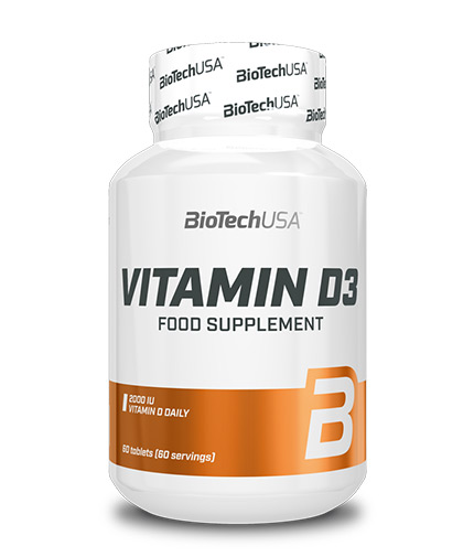 BIOTECH USA Vitamin D3 / 60 Tabs.