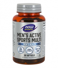 NOW Men's Active Sports Multivitamin / 90 Softgels