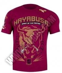 HAYABUSA FIGHTWEAR Raging Bull T-Shirt / Burgundy