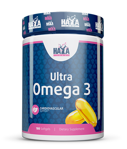 HAYA LABS Ultra Omega 3 Fish Oil / 180 Softgels 0.180