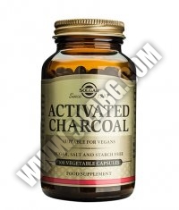 SOLGAR ACTIVATED CHARCOAL / 100 vcaps