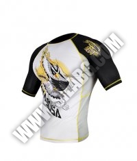 HAYABUSA FIGHTWEAR Ninja Falcon Rashguard Short Sleeve Black/ Yellow