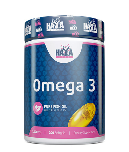 HAYA LABS Omega 3 1000 mg Fish Oil / 200 Softgels 0.200