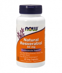NOW Natural Resveratrol 50 mg / 60vcaps