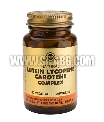 SOLGAR Lutein Lycopene carotene / 30 vcaps.