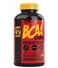 MUTANT 100% Free Form BCAA / 200 Caps