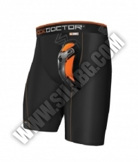 SHOCK DOCTOR Ultra Pro Compression Short with Ultra Cup / Junior / Black