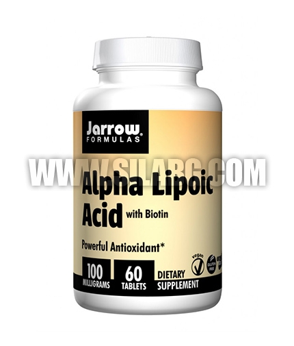Jarrow Formulas Alpha Lipoic Acid + Biotin 100mg. / 60 Tabs.
