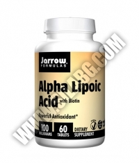 Jarrow Formulas Alpha Lipoic Acid + Biotin 100mg. / 60 Tabs.