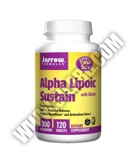 Jarrow Formulas Alpha Lipoic Sustain + Biotin 300mg. / 120 Tabs.