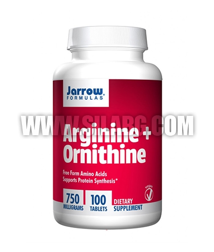 Jarrow Formulas Arginine + Ornithine 750mg. / 100 Tabs.