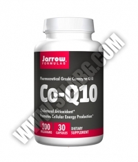 Jarrow Formulas Co-Q10 (Ubiquinone) 200mg / 30 Caps.
