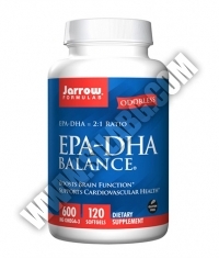 Jarrow Formulas EPA-DHA Balance® 600mg. / 120 Soft.