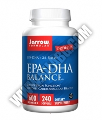 Jarrow Formulas EPA-DHA Balance® 600mg. / 240 Soft.