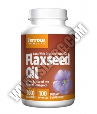Jarrow Formulas Flaxseed Oil 1000mg. / 100 Soft.