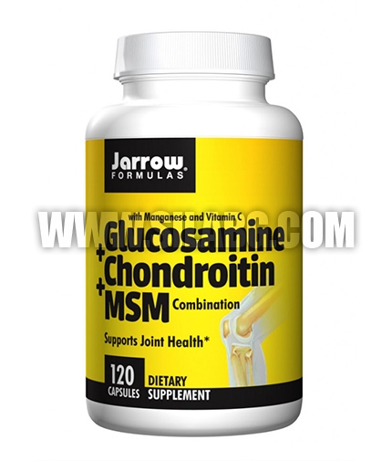 Jarrow Formulas Glucosamine + Chondroitin + MSM / 120 Caps.