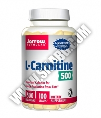 Jarrow Formulas L-Carnitine 500 Liquid Caps / 100 Caps.