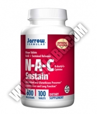 Jarrow Formulas NAC Sustain® 600mg. / 100 Tabs.