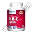 Jarrow Formulas NAC Sustain® 600mg. / 100 Tabs.