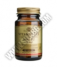 SOLGAR Vitamin D3 1000IU / 90 Tabs.