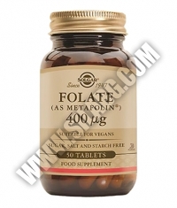 SOLGAR Folate (metafolin) / 50 tabs.