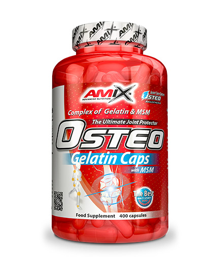 AMIX Osteo Gelatin with MSM / 400 Caps 0.400