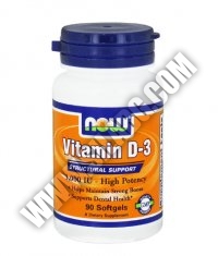 NOW Vitamin D-3 / 1000 IU / 90 Softgels