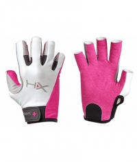 HARBINGER HUMANX Women's X3 Competition Open Finger Gloves GREY / PINK