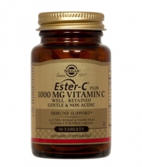 SOLGAR Ester-C 1000mg Vitamin C / 30 Tabs.