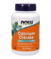 NOW Calcium Citrate with Minerals & Vitamin D-2 / 100 tab.