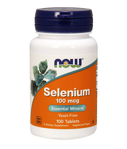 NOW Selenium /Yeast Free/ 100mcg. / 100 Tabs.