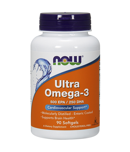 NOW Ultra Omega 3 Fish Oil / 90 Softgels