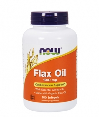 NOW Flax Oil 1000 mg / 100 Softgels