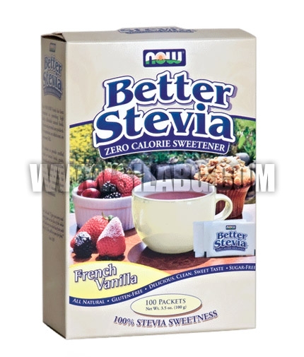 NOW Stevia Extract /French Vanilla/ 100 Packs