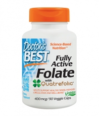 DOCTOR'S BEST Fully Active Folate 400mcg / 90 Vcaps.