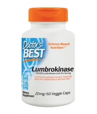 DOCTOR'S BEST Lumbrokinase 20mg / 60 Vcaps.