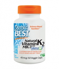 DOCTOR'S BEST Vitamin K2 MK-7 45mcg. / 60 Vcaps.